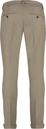 Dondup Mens Cotton Chino Trousers Turtledove Chinos