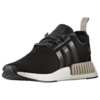 adidas Mens adidas Originals NMD_R1 - Running Shoes Black/Black/White Size 12.0