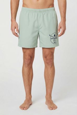 Chiemsee Badeshorts CHIEMSEE Swim Shorts Jadeite, Herren, Gr. XXL, N-Gr, jadeite, Obermaterial: 100% Baumwolle, Badehosen Badeshorts, sportliche Schnittform, b