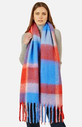 Yumi Check Super Soft Scarf in Multi at Nordstrom