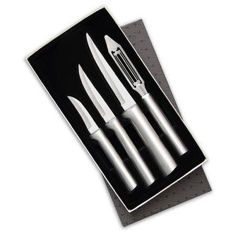 Rada 4-Piece Meal Prep Knife Set in Gift Box in Silver at Nordstrom