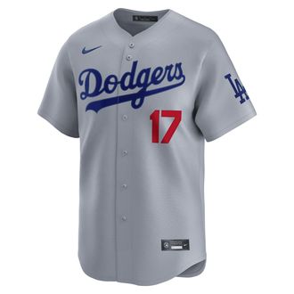 Nike Shohei Ohtani Los Angeles Dodgers Nike Mens Dri-FIT ADV MLB Limited Jersey in Grey | LM25LDA1LD9-HU4