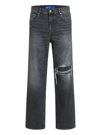 Karl Lagerfeld Jeans met logopatch - Grijs