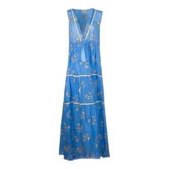 PHO Firenze Maxi Dresses, female, Blue, Size: L PHO Firenze Dresses