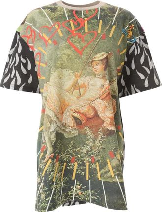 Vivienne Westwood Oversized T-shirt - Dames - Tunieken - Veelkleurig - XS - Katoen - Overhemden