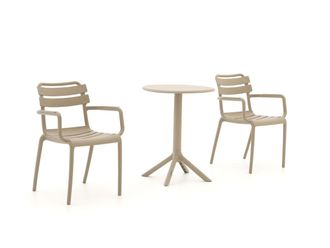 Forza Furniture Forza Vico/Rieti &oslash;60cm balkonset 3-delig