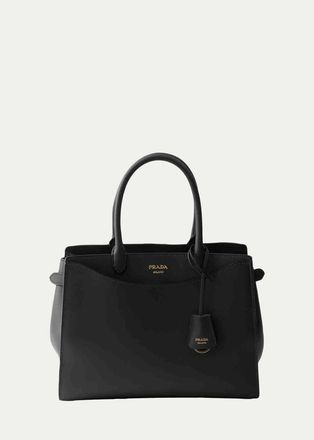 Prada Prelude Leather Top Handle Bag