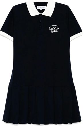 Chocoolate Abito con logo - Blu