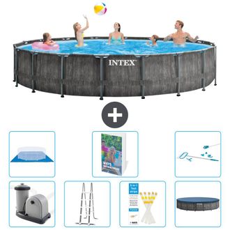 Intex Piscina Prism Frame Redonda - 549x122 Cm - 8-piezas S573