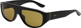 Retro Superfuture BISCOTTO VINTAGE BROWN 05Z Mens Sunglasses Black Size 57