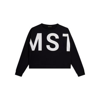 Freddy Felpa girocollo cropped con maxi stampa MST