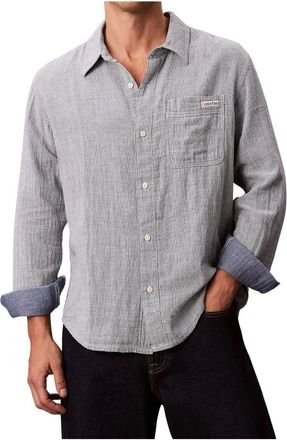 Calvin Klein Hombre, Camisas, Azul, Talla: S