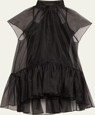 SIMKHAI Beaux Organza Mini Dress
