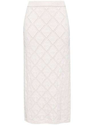 Elie Saab Gonna midi - Toni neutri