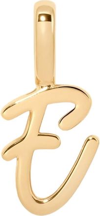 Made by Mary Script Initial Charm Gold Vermeil in Gold Vermeil Initial E at Nordstrom