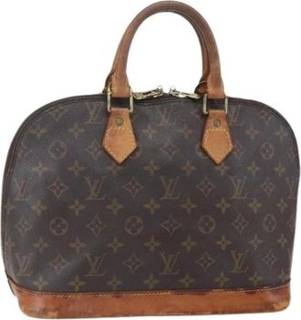 Louis Vuitton Pre-owned Vintage Canvas Handtas - Dames - Vintage Handtas - Bruin - ONE Size - Vintage