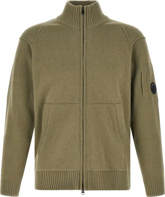 C.P. Company Bicolor Wool Mens Cardigan