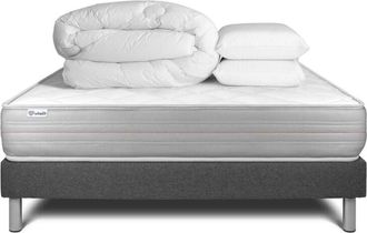 VITALIT Pack Colchón gris espuma viscoelástica 180 x 200