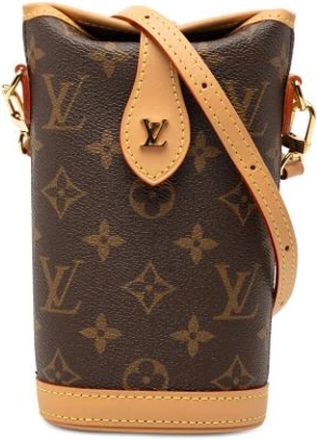 Louis Vuitton Pre-owned Mini Bags, female, Brown, Size: ONE SIZE Pre-owned Fabric Crossbody Bag