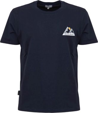 Woolrich Hombre, Camisetas, Azul, Talla: 2XL