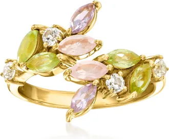 Ross-Simons Multi-Gemstone Ring in 18kt Gold Over Sterling