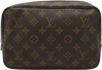 Louis Vuitton Pre-owned Monogram Pouch - Dames - Vintage Clutch - Bruin - ONE Size - Vintage