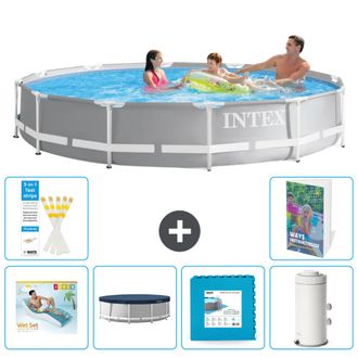 Intex Piscina Prism Frame Redonda - 366x76 Cm - 7-piezas S137