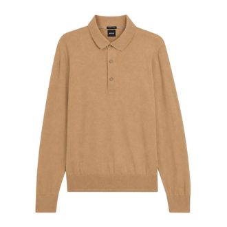 HUGO BOSS Heren, Tops, Beige, Maat: XL Wol