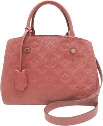 Louis Vuitton Borsa Montaigne BB Pre-owned - - Pre-owned - Donna - Rosa - ONE SIZE