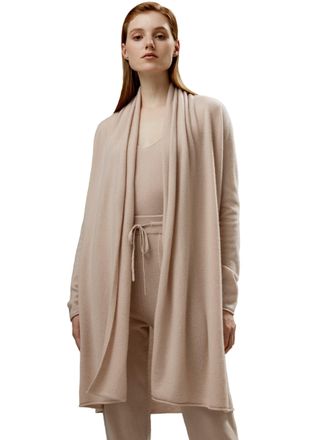 LilySilk Elegant Pile Collar Open Cardigan for Women