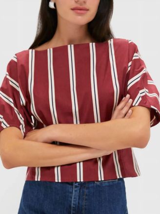 Staud Didi Top In Striped