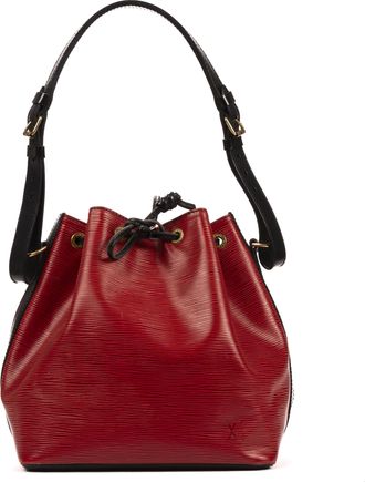 Louis Vuitton Noe Bicolor Black Stitching PM Schoudertas