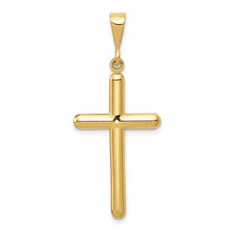 Diamond2Deal 10k Yellow Gold Cross Pendant