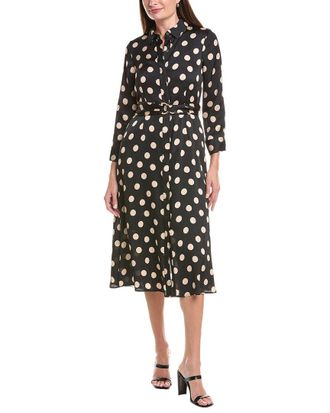 Julia Jordan Hammered Satin Shirtdress