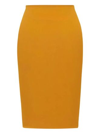 Saint Laurent Yellow High-rise Skirt