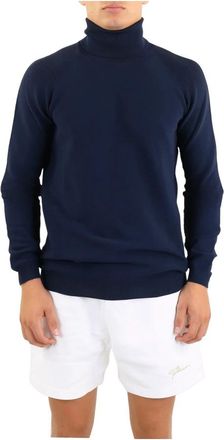 AlphaTauri Fuzzo Polo voor heren - Heren - Coltruien - Blauw - S - Truien & Vesten