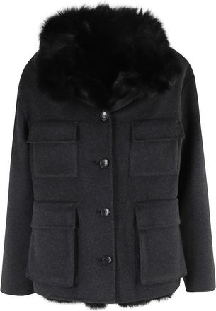 Seventy Anthracite Wool Coat