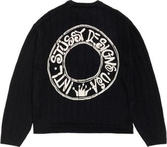 St&uuml;ssy Buana Logo Sweater Black 117294-BLAC