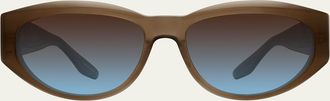 Barton Perreira Robinson 56mm Rectangular Sunglasses