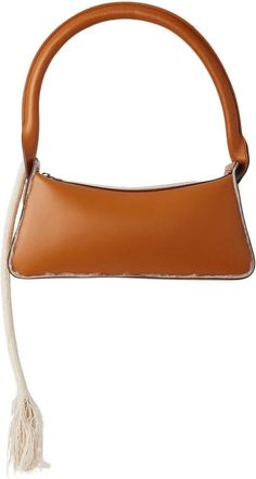 DENTRO Savvas Leren Handtas - Dames - Handtassen - Bruin - ONE Size - Leer - Tassen