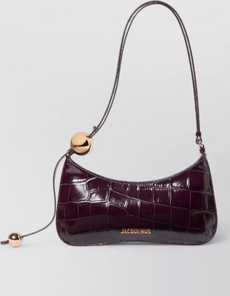 Jacquemus le bisou leather clutch bag
