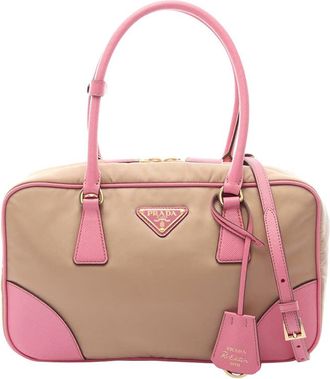 Prada Pre-owned Prada Saffiano Trimmed Re Nylon Re Edition 1978 Satchel Ladies M4L1T7PZ2YXQHISF