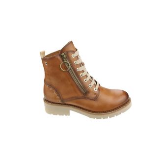 Pikolinos Amandelbruine Vicar Dameslaars - Dames - Veterlaarzen - Bruin - 35 EU - Leer - Schoenen