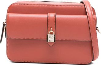 Karl Lagerfeld Borsa a tracolla K/Autograph con lucchetto - Rosso