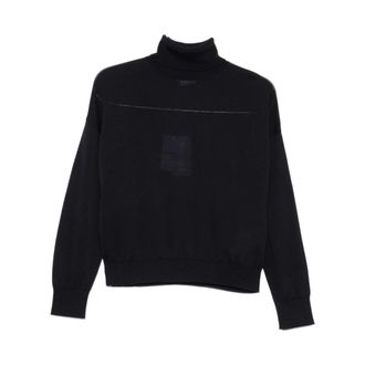 Marella Mlsgioia 008 Turtleneck - Dames - Coltruien - Blauw - S - Nylon - Truien & Vesten