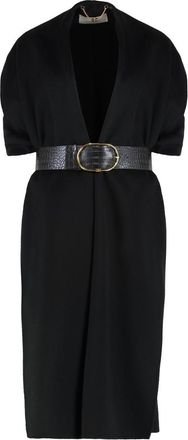 Elisabetta Franchi Mantle In Wool Fabric Double