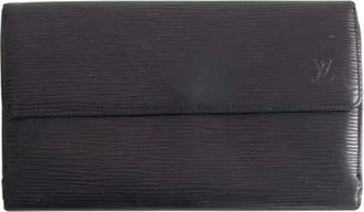 Louis Vuitton Pre-owned Wallets, female, Black, Size: ONE SIZE Pre-owned Sarah Wallet