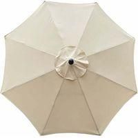 OEM Funda De Repuesto Para Sombrilla, 8 Varillas, 3 M, Impermeable, Resistente A Los Rayos Uv, Tejido De Repuesto, Beige