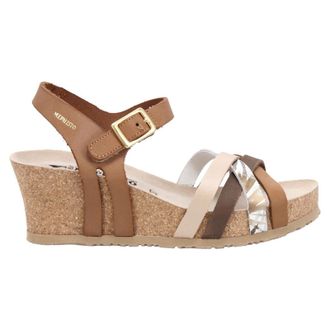 Mephisto Mephisto Lanny Nubuck Womens Hook and loop Sandals - Camel - Size:UK 4.5