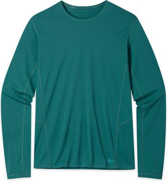 Stio | Mens Lucent Tee Shirt Long Sleeve, Size Extra Large in Boundless Heather